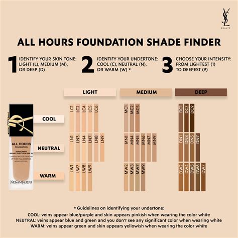 ysl all hours shade finder.